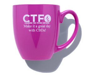 16oz Pink and White CTFO Coffee Mug -